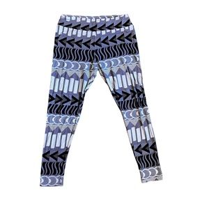 LuLaRoe TC Tall&Curvy Leggings Graphic Grey Tones EUC